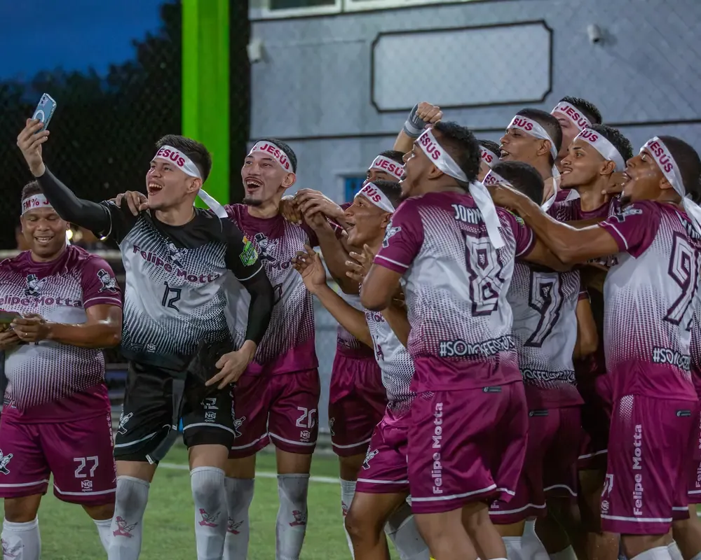Celebración de equipo, Copa Amistad Grupo Motta